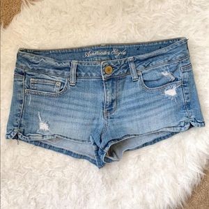 American Eagle Distressed Denim Shorts